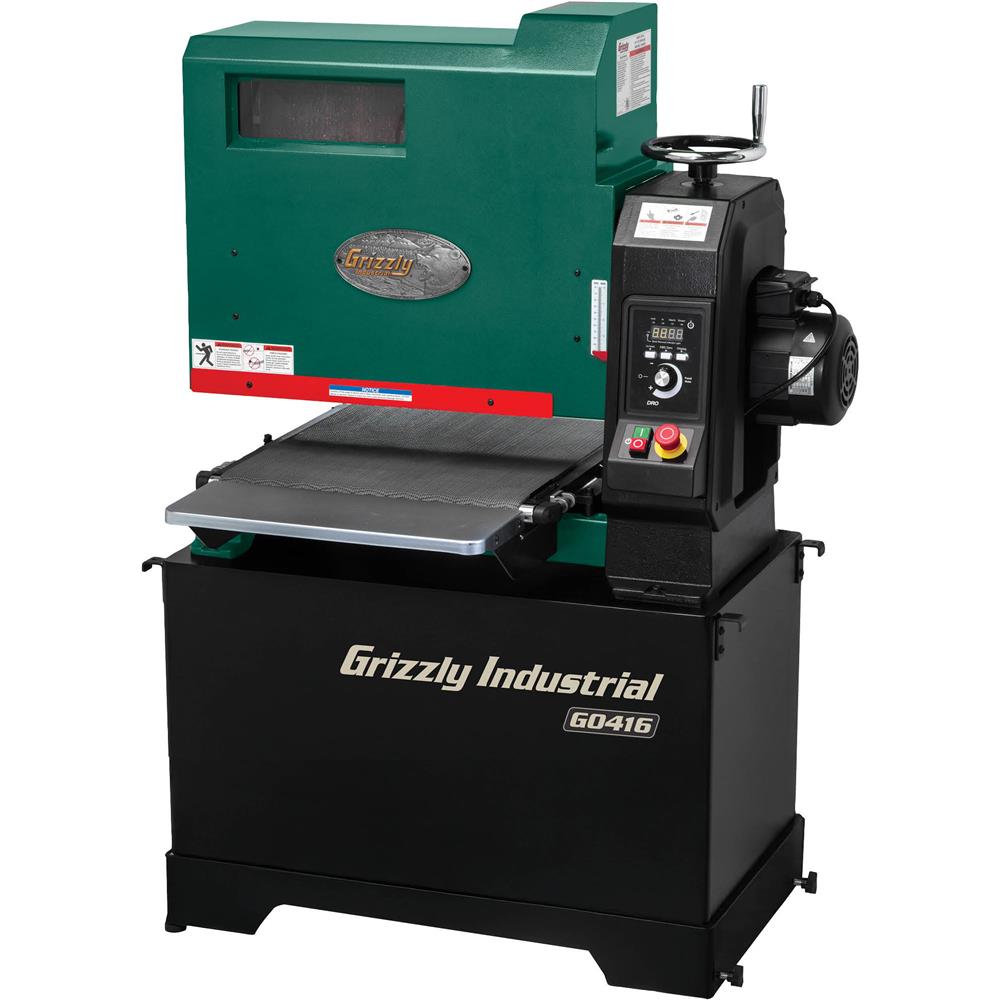 Grizzly G0416 20" 3 HP Open-End Wide-Belt Sander