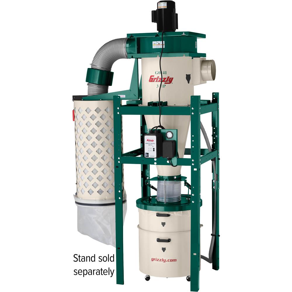 3 HP Cyclone Dust Collector Grizzly Industrial