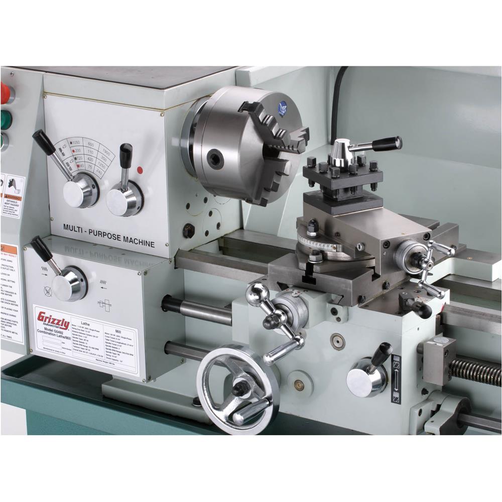 12" x 36" Metal Lathe w/ Milling Head Grizzly Industrial