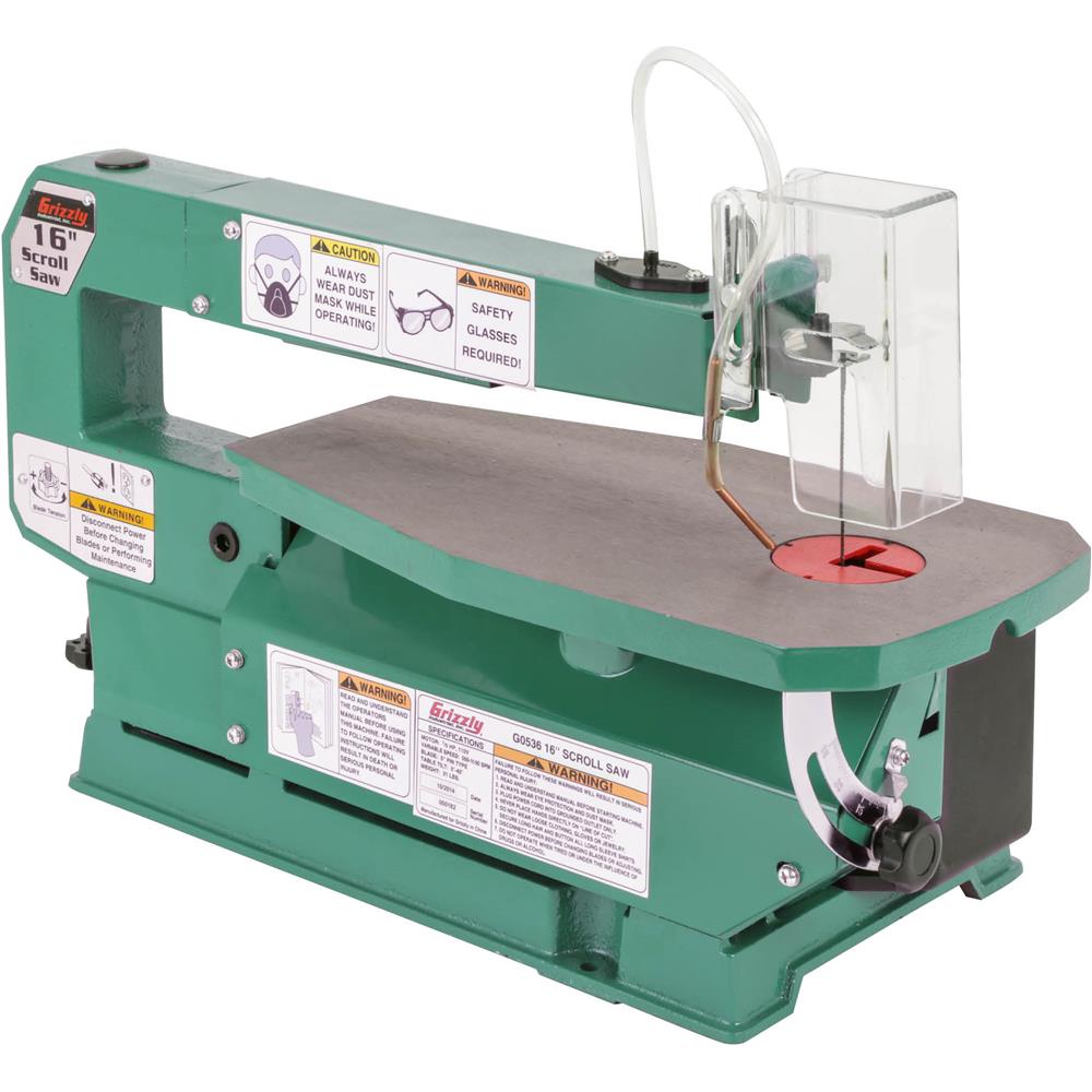 Variable-Speed Scroll Saw at Grizzly 