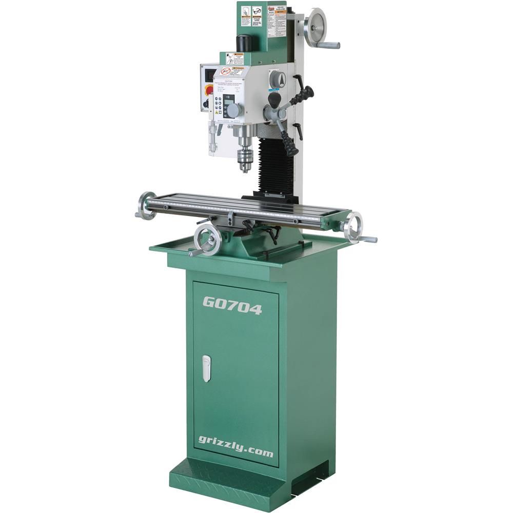 7" x 27" 1 HP Mill/Drill with Stand at