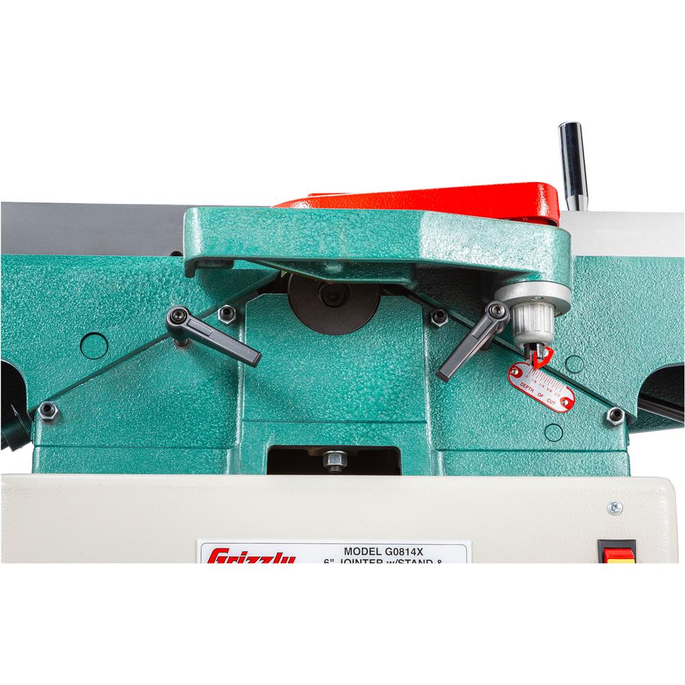 6" Jointer W/Stand & VHelical Cutterhead Grizzly Industrial