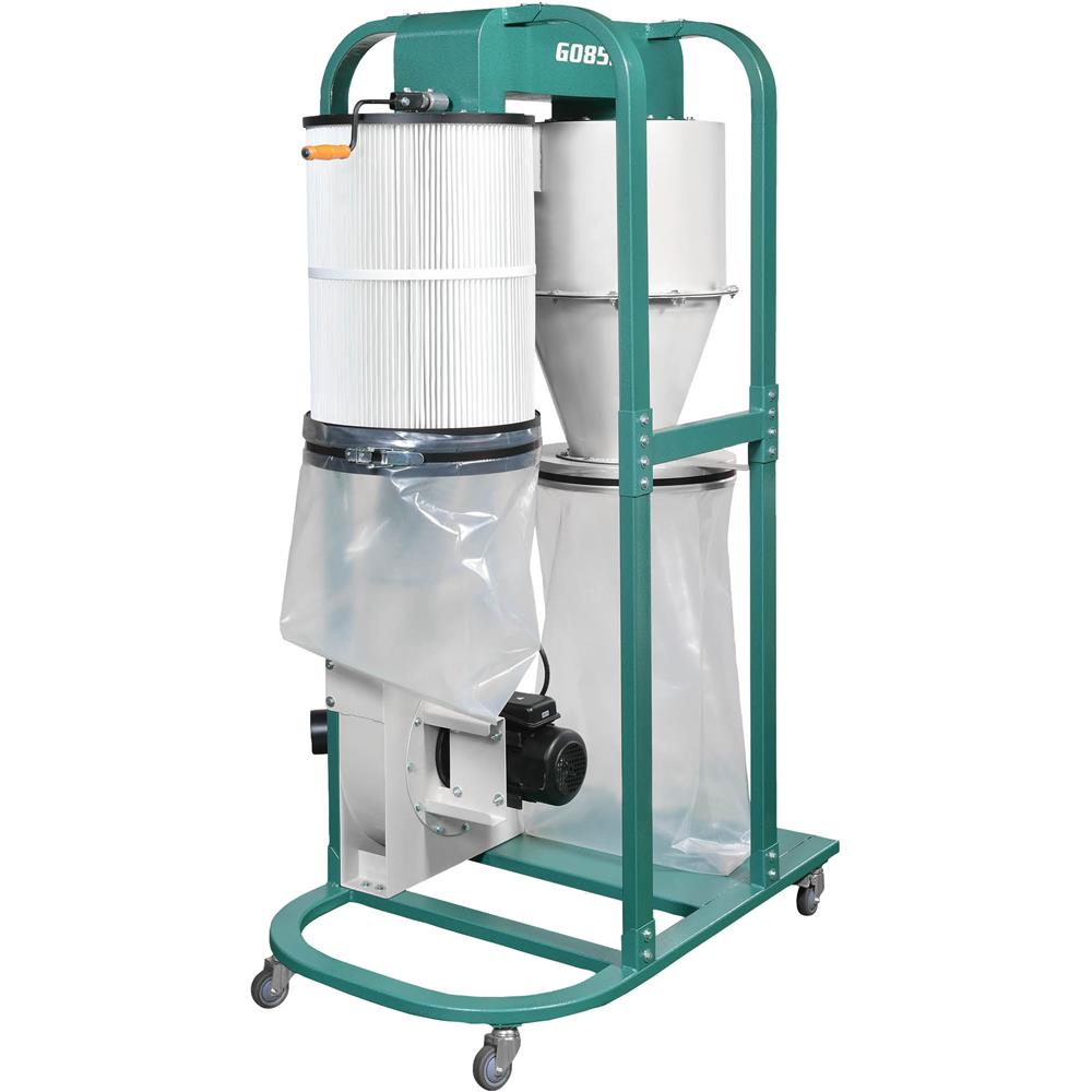1.5 HP Quiet Cyclone Dust Collector Grizzly Industrial