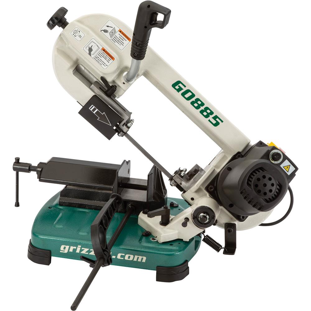 Grizzly G0885 5" Portable Horizontal Metal-Cutting Bandsaw