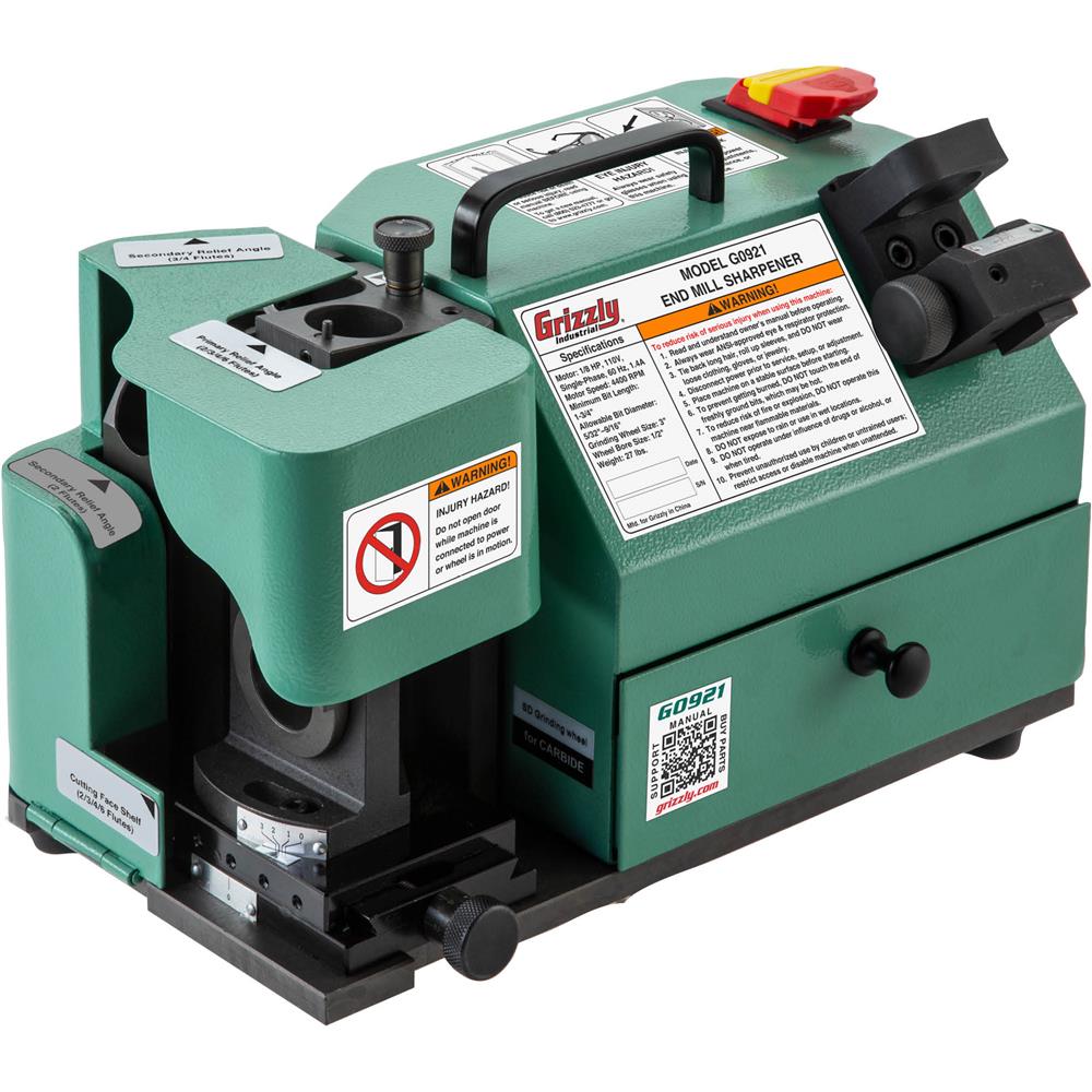 End Mill Sharpener Grizzly Industrial