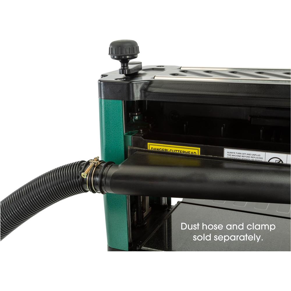 13" 2 HP Benchtop Planer With Helical Cutterhead at