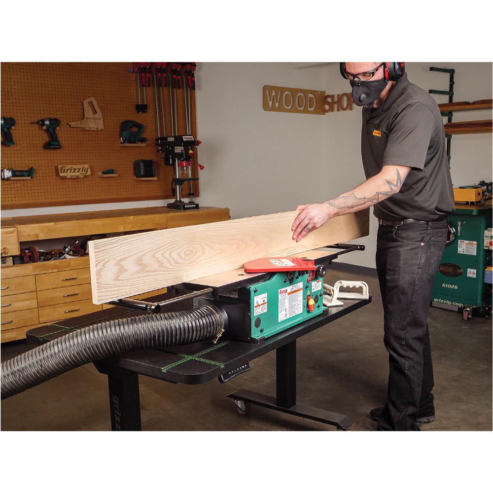 8" Benchtop Jointer with SpiralType Cutterhead Grizzly Industrial