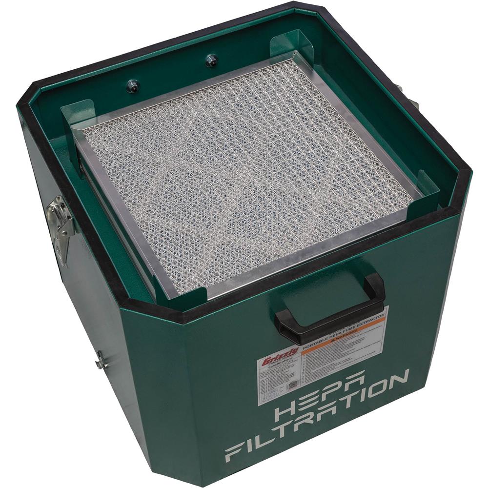Portable HEPA Fume Extractor Grizzly Industrial