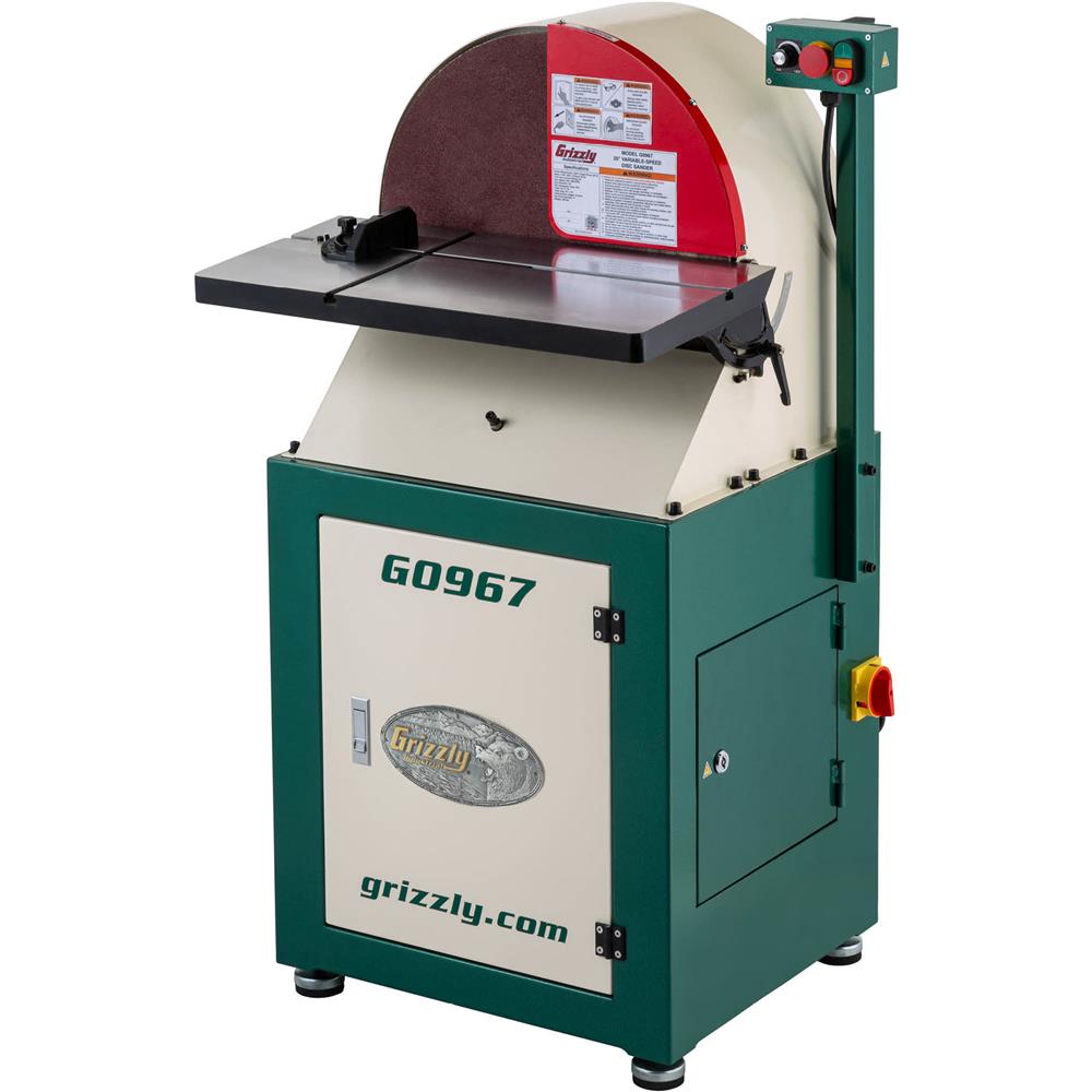 20" VariableSpeed Disc Sander Grizzly Industrial