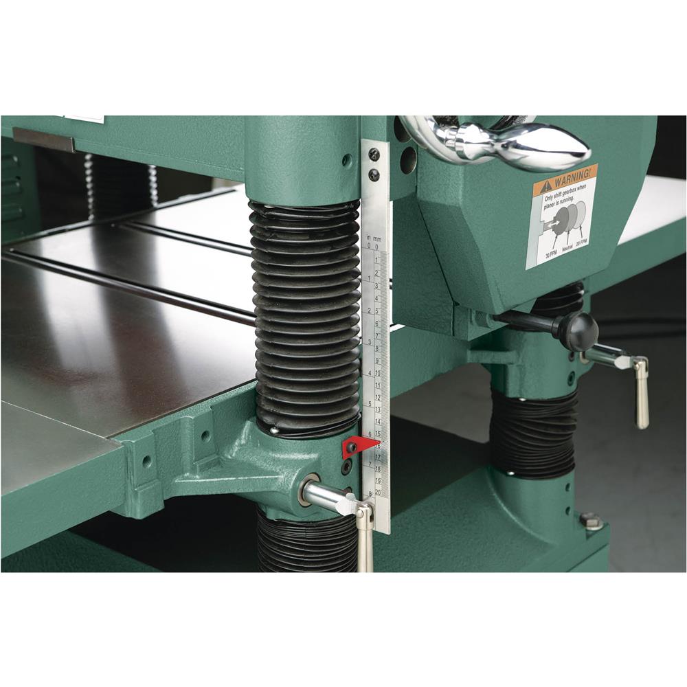 20" 5 HP Helical Cutterhead Planer at