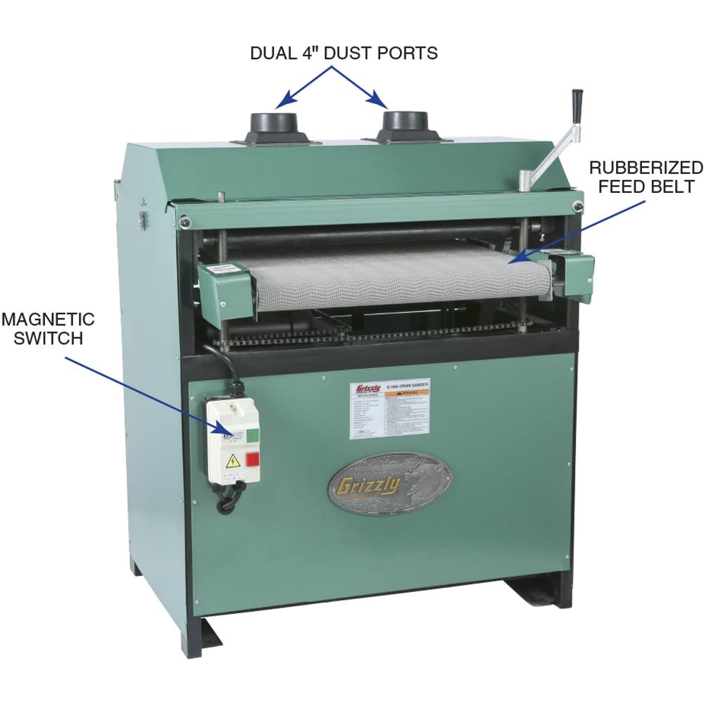 24" 5 HP Drum Sander at