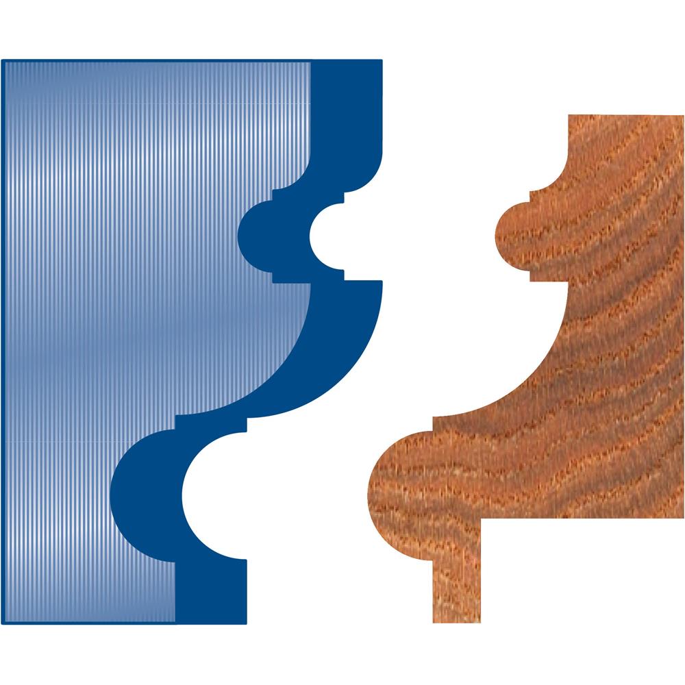 3" Picture Frame Moulding Head Knife Grizzly Industrial