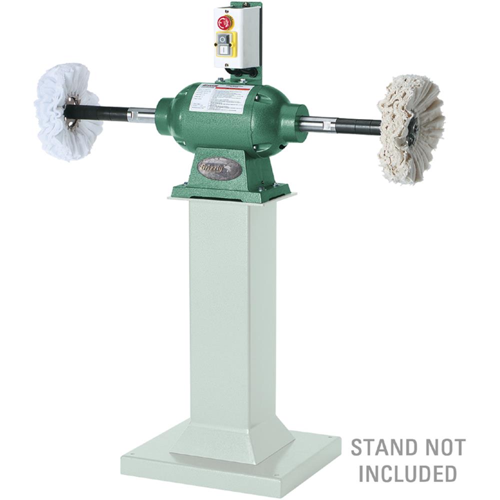 Industrial Buffing Machine 1 HP SinglePhase Grizzly Industrial