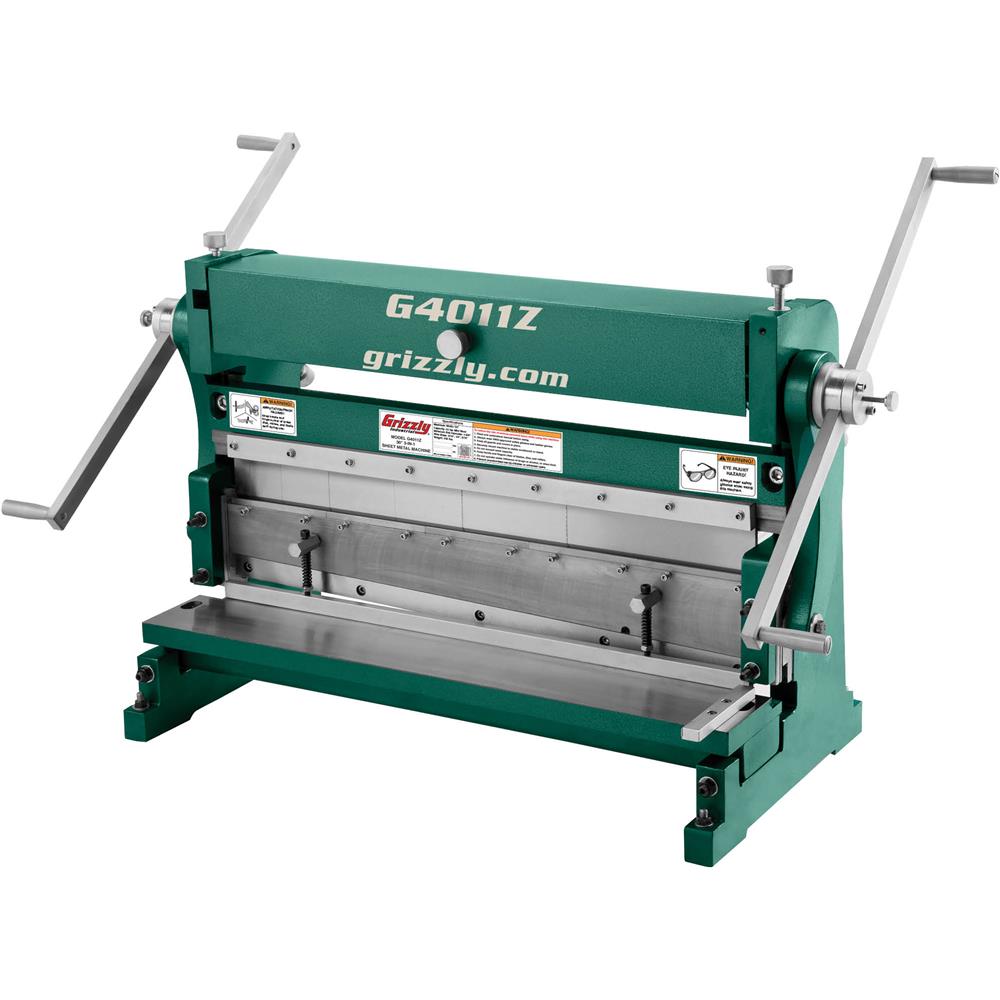 Grizzly G4011Z 30" 3-in-1 Sheet Metal Machine