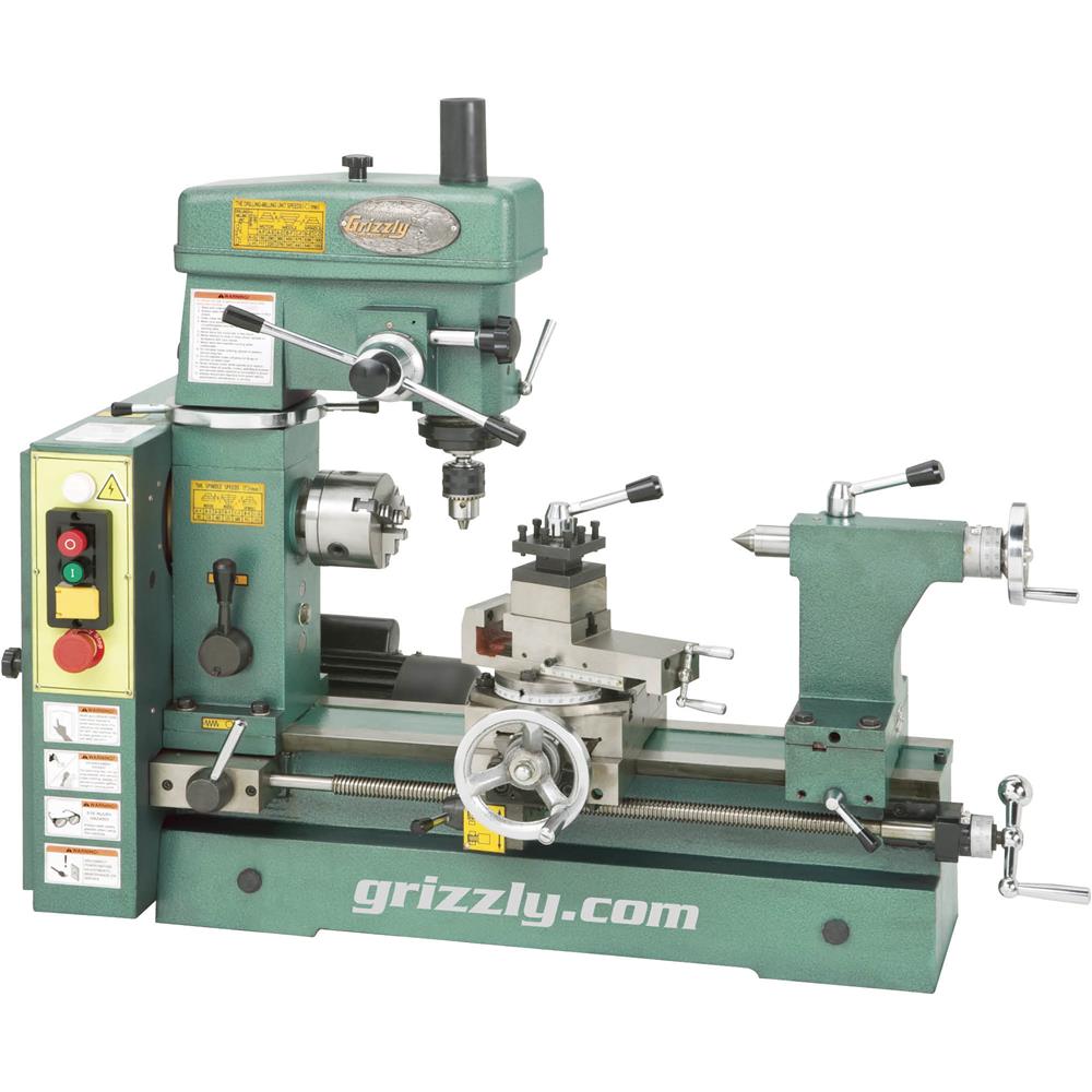 Grizzly G4015Z 19-3/16" 3/4 HP Combo Lathe/Mill
