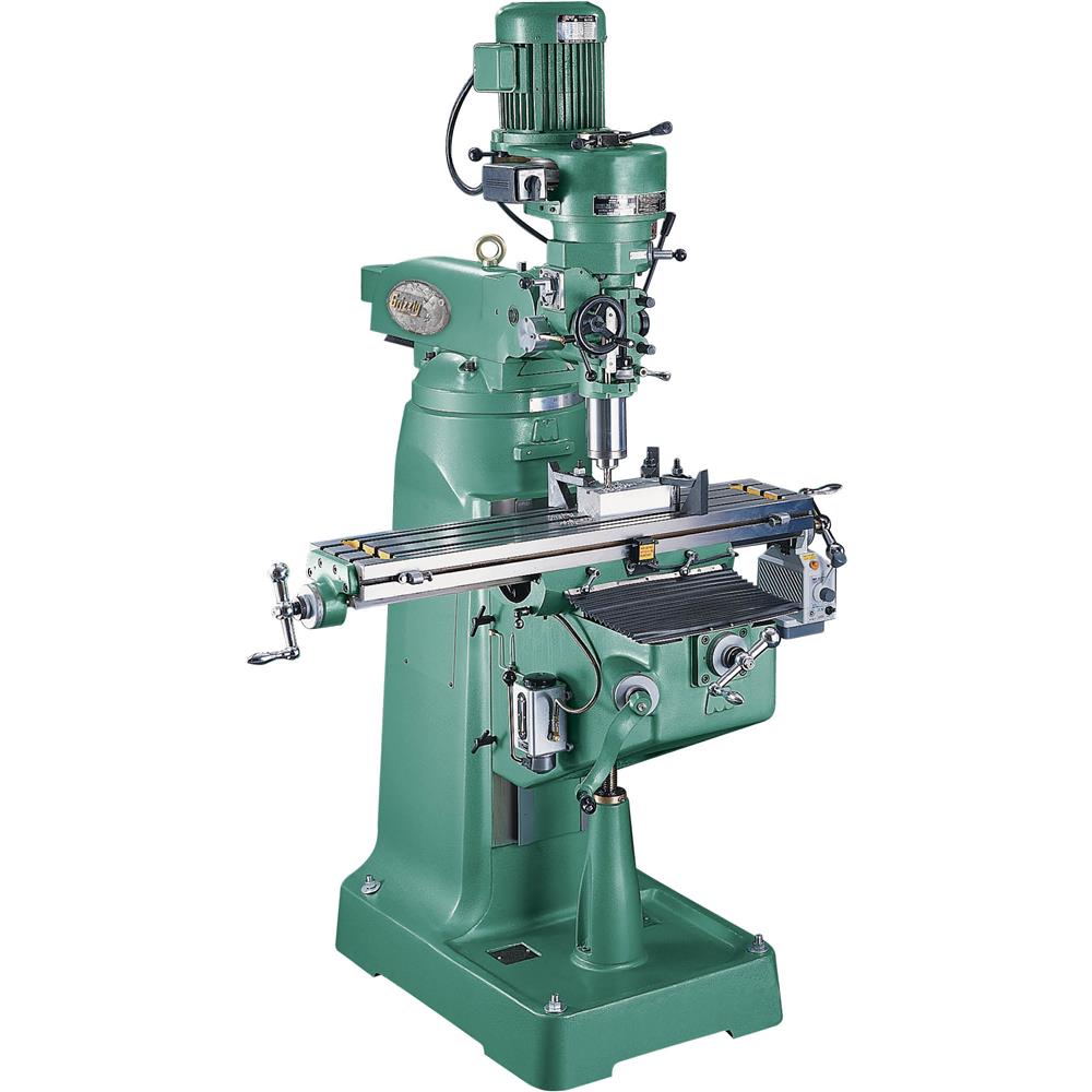 Vertical Mill (2 HP, 1 PH., 9" x 42" Table) at