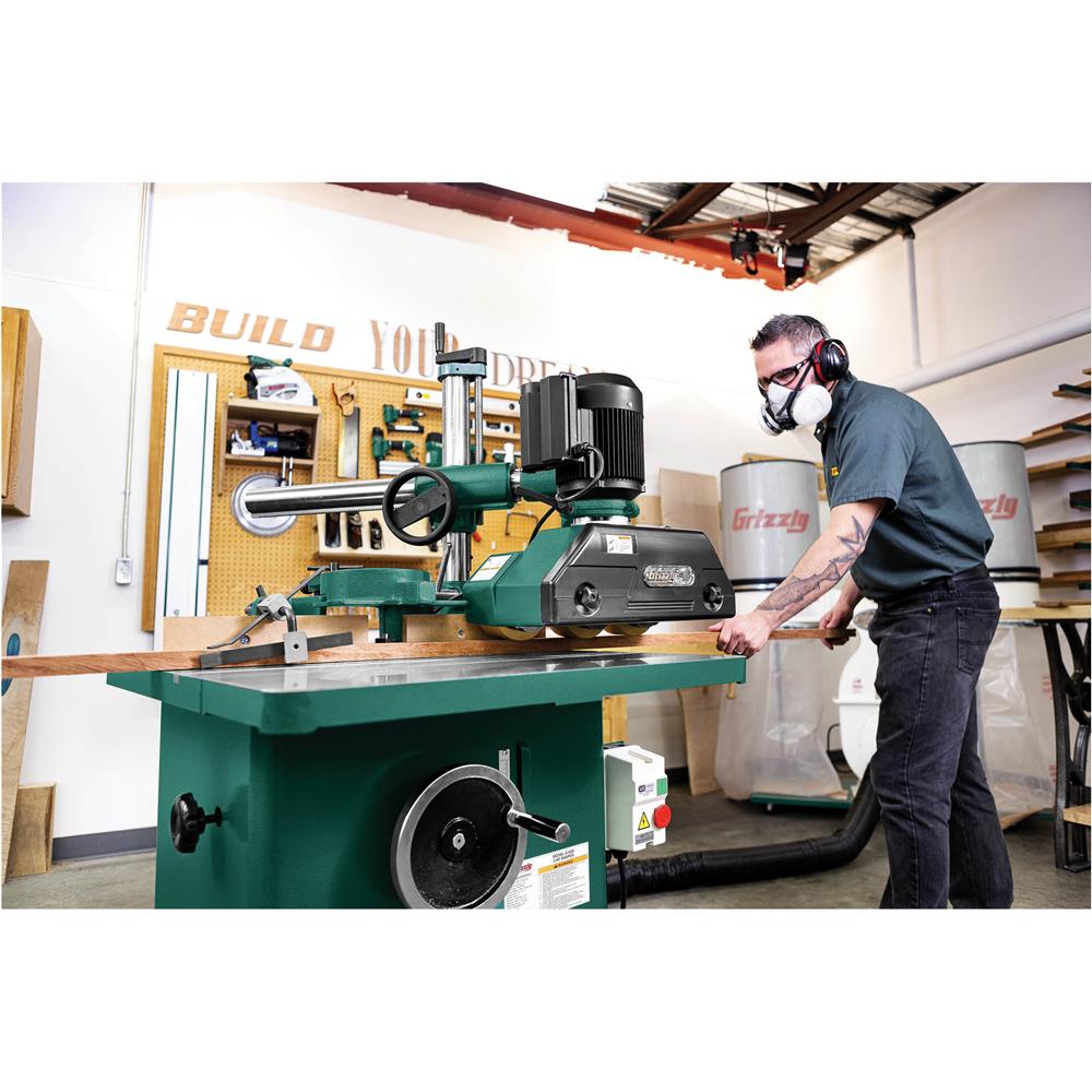 1 HP Power Feeder Grizzly Industrial