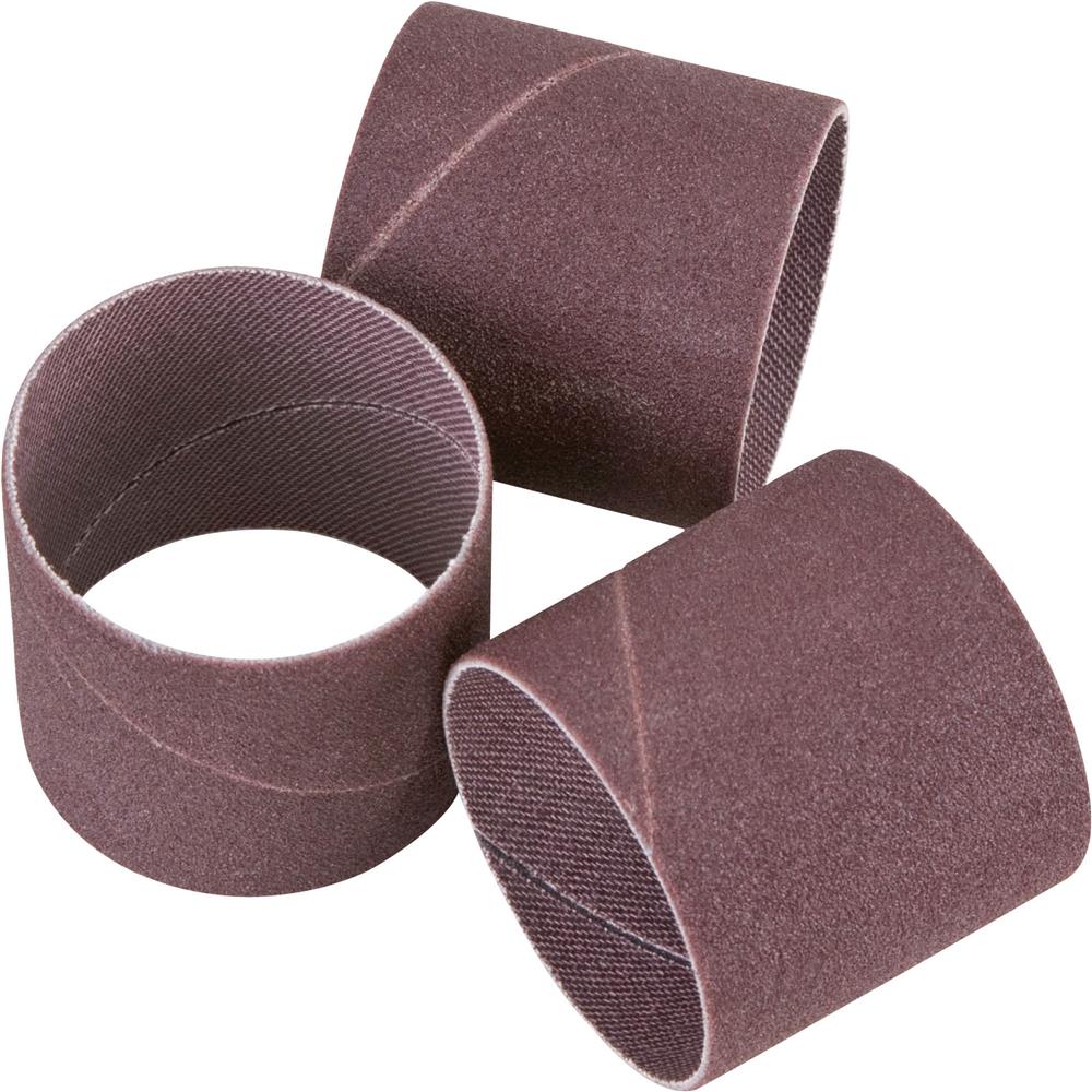2" Dia. x 2" A/O Hard Sanding Sleeve, 100 Grit, 3 pk. Grizzly Industrial