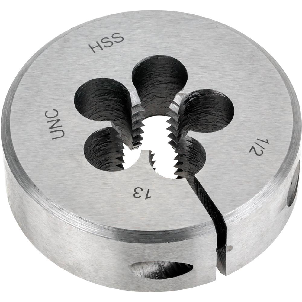 HSS Round Adjustable Split Die 1/2"13 x 2" Grizzly Industrial