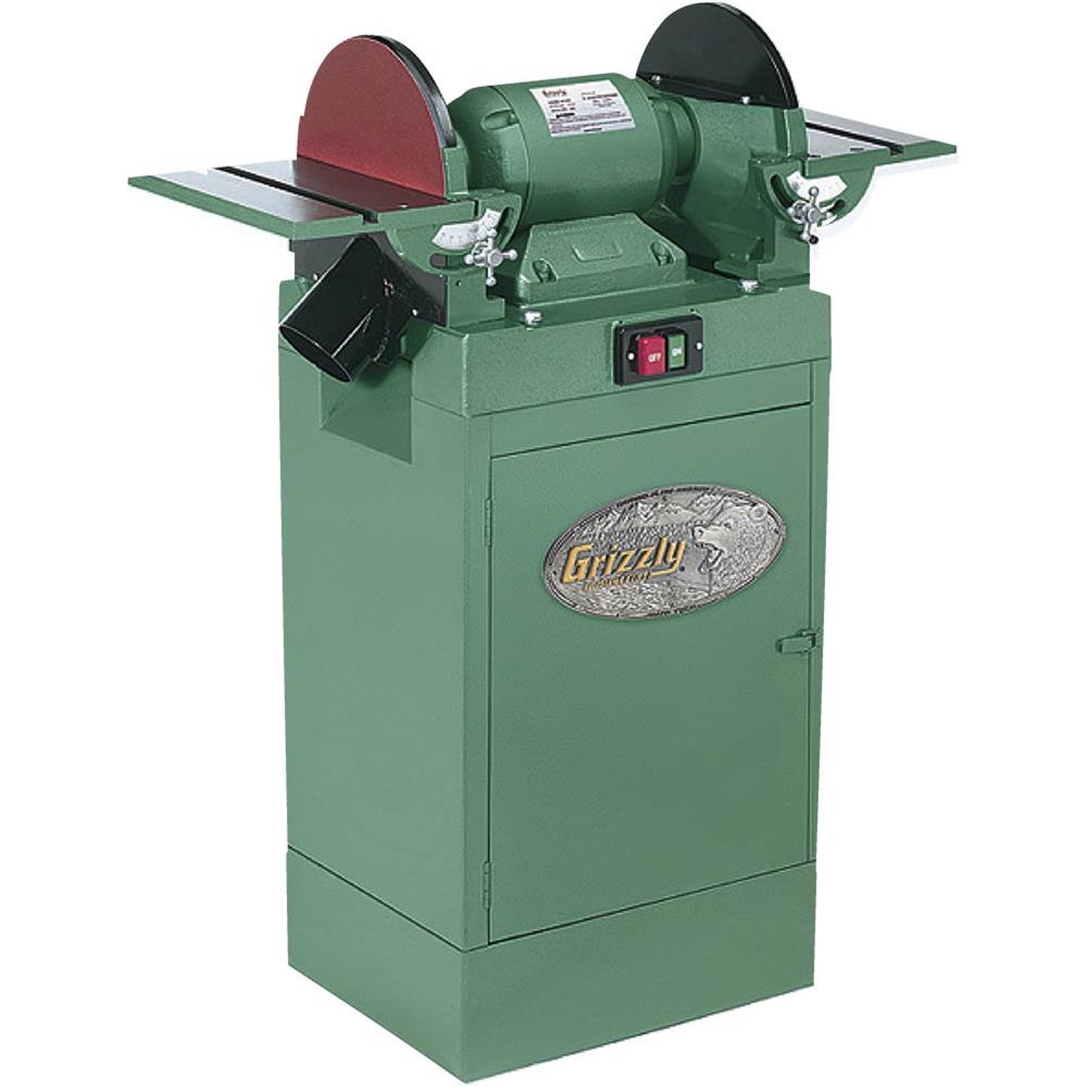 12" Double Disc Sander Grizzly Industrial