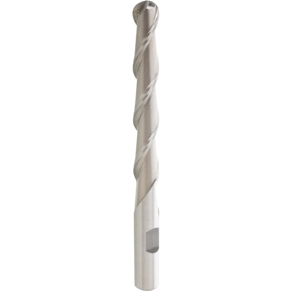 Ball End Mill For Aluminum 3/8" x 21/2" at