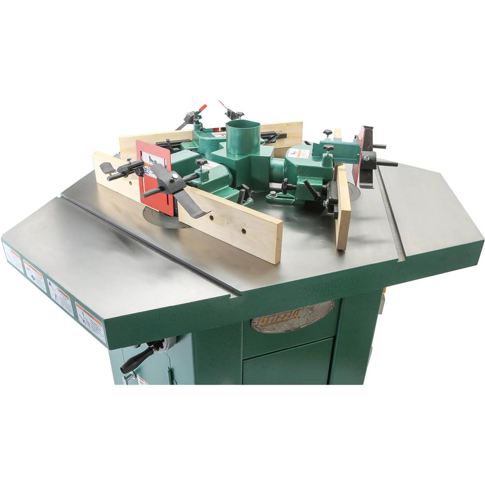 3 HP ThreeSpindle Shaper Grizzly Industrial