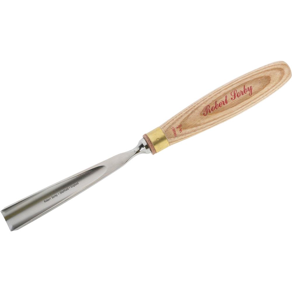 Straight Gouge Woodcarving Chisel 9 Sweep 3/4 Inch at