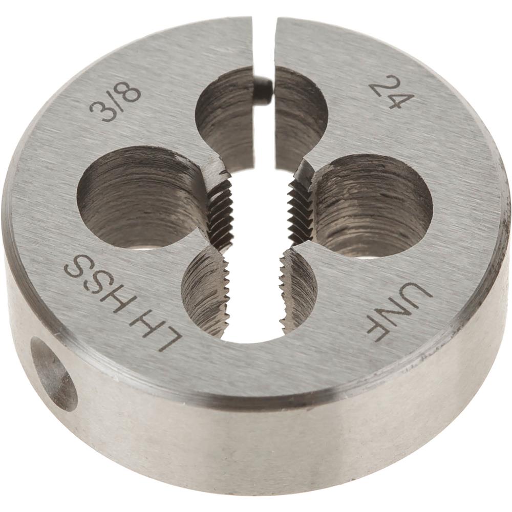 HSS Round Split Die LH, 3/8"24 x 11/2" Grizzly Industrial