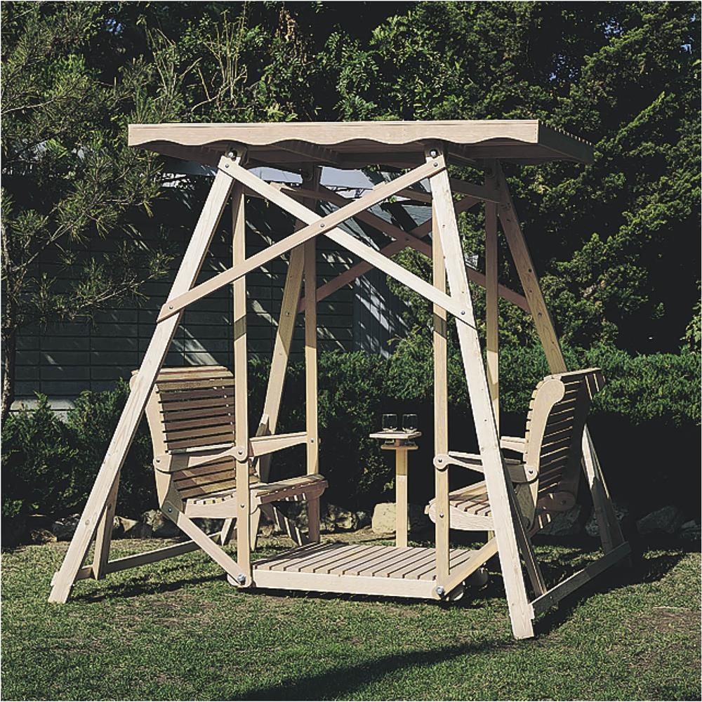 Paper Project Plans to Build a Canopy Glider Swing Grizzly Industrial