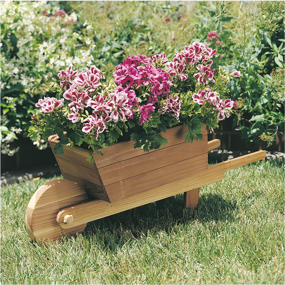 Paper Project Plans to Build a Wheelbarrow Planter at