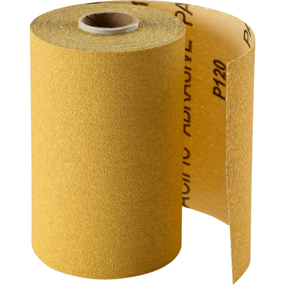 41/2" x 30' A/O Sanding Roll 120C Grit, PSA Grizzly Industrial