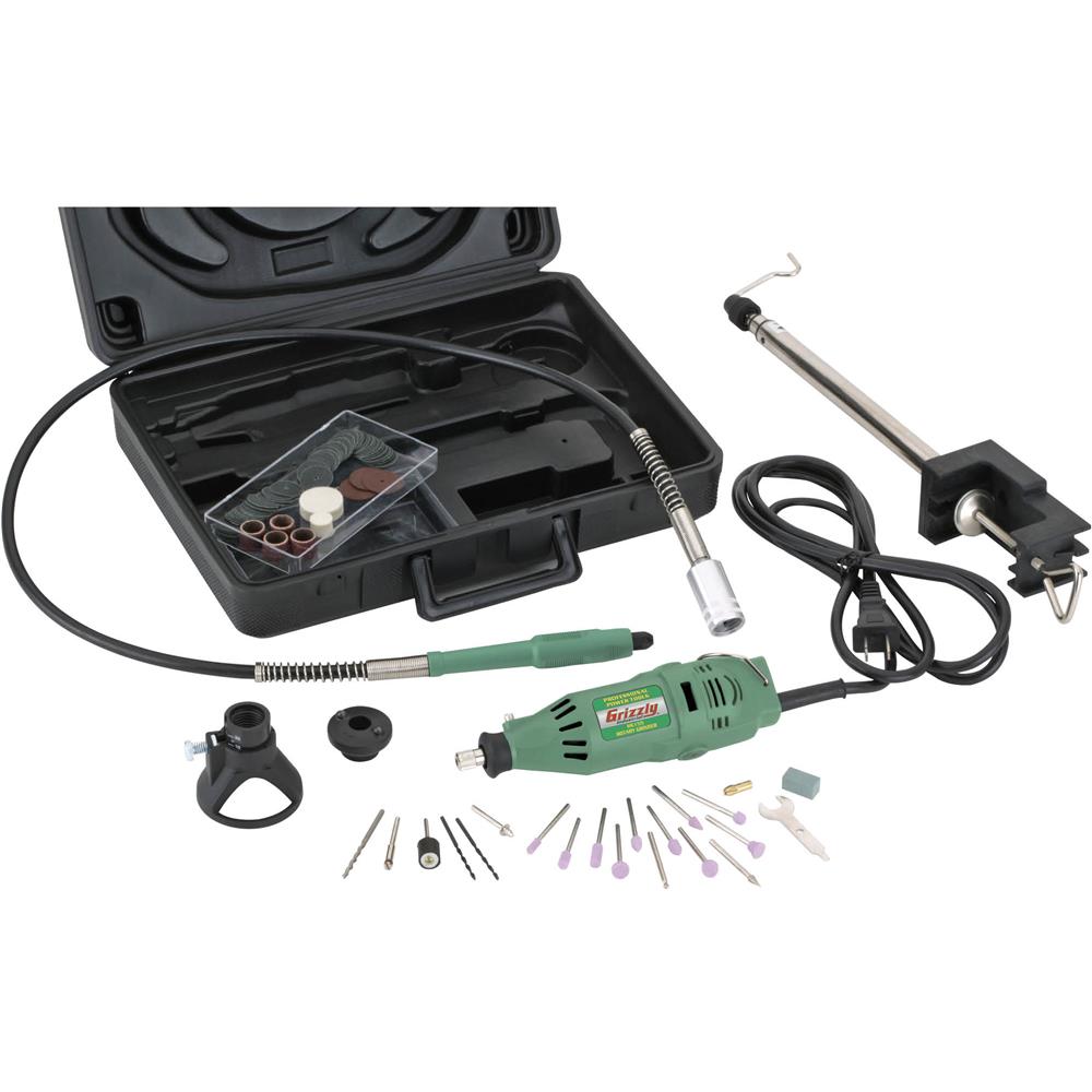 Rotary Grinder with Tool Shaft at