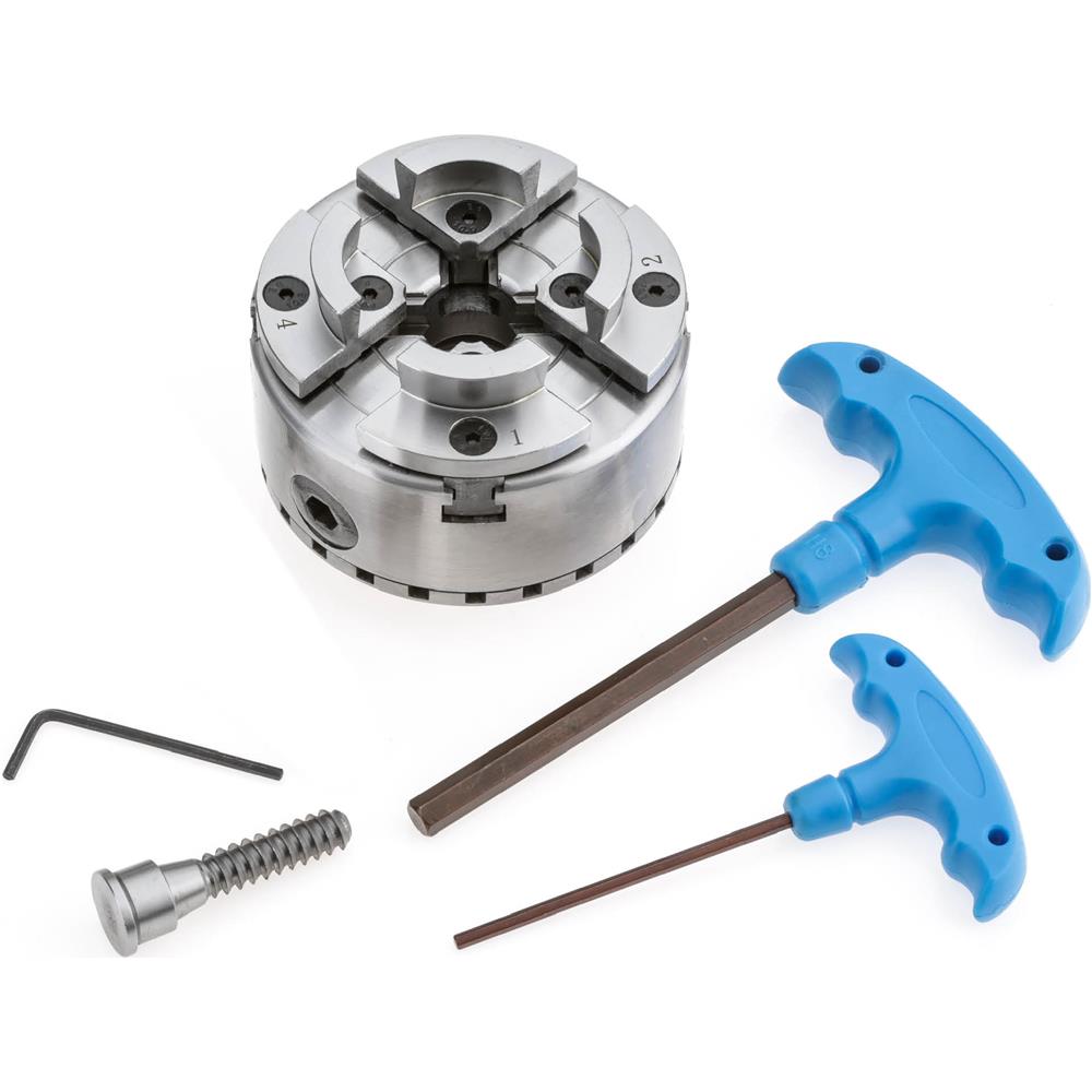 4 Jaw Wood Chuck 11/4" x 8 TPI at