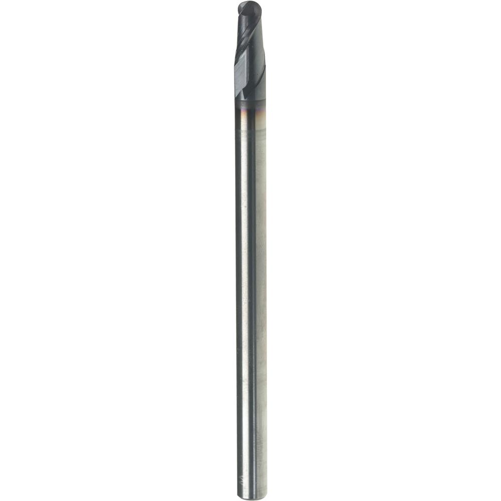 1/4" x 4" Super Carbide 2Flute Ball End Mill at