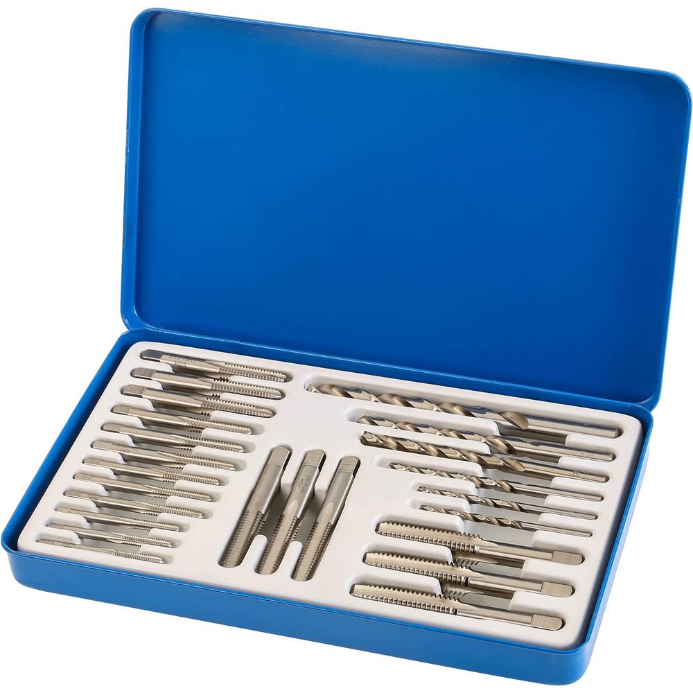 24Pc. SAE HSS Drill & Tap Set at