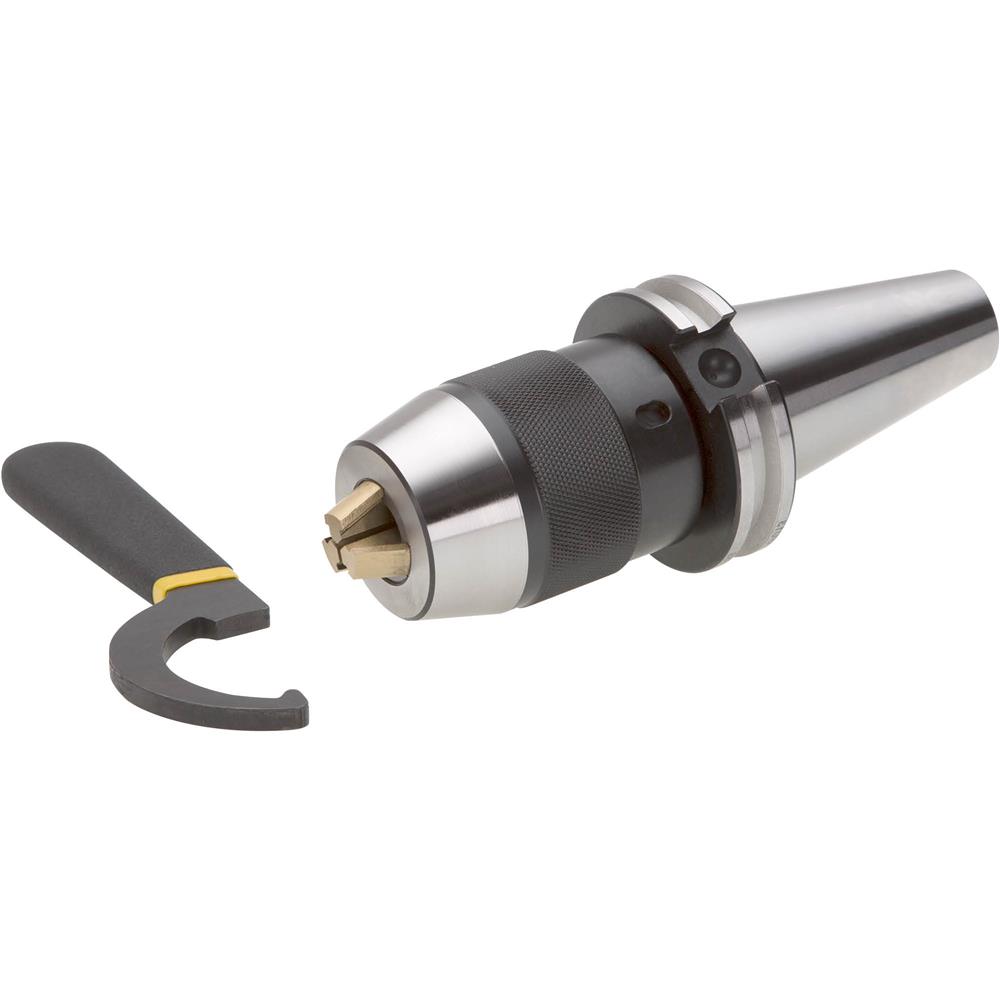 01/2" x CAT40 Keyless Drill Chuck with Spanner Wrench Grizzly Industrial