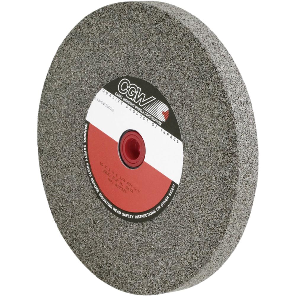 A/O 10" x 1" x 11/4" Grinding Wheel, Type 1, 24 Grit Grizzly Industrial