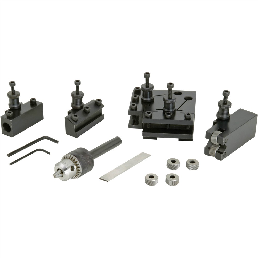 Grizzly T10167 - Quick Change Tool Post Set - Mini - Grizzly