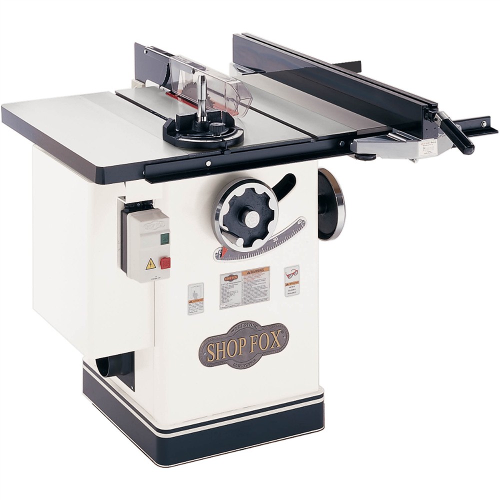 5 HP 10" Left Tilt Table Saw with Original Fence & Rails at