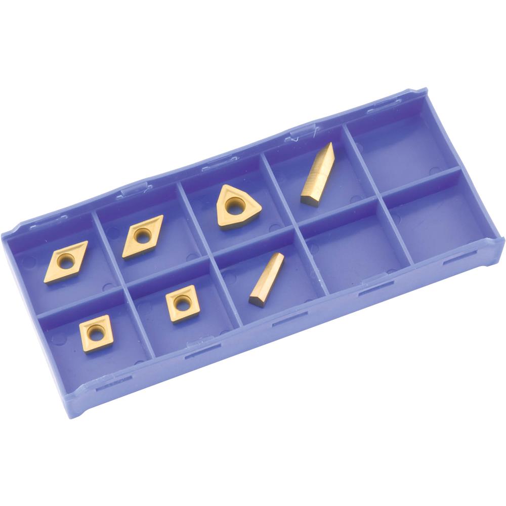 M30 TiN Insert Set (7) for T10294 - Stainless Steel - Grizzly Industrial