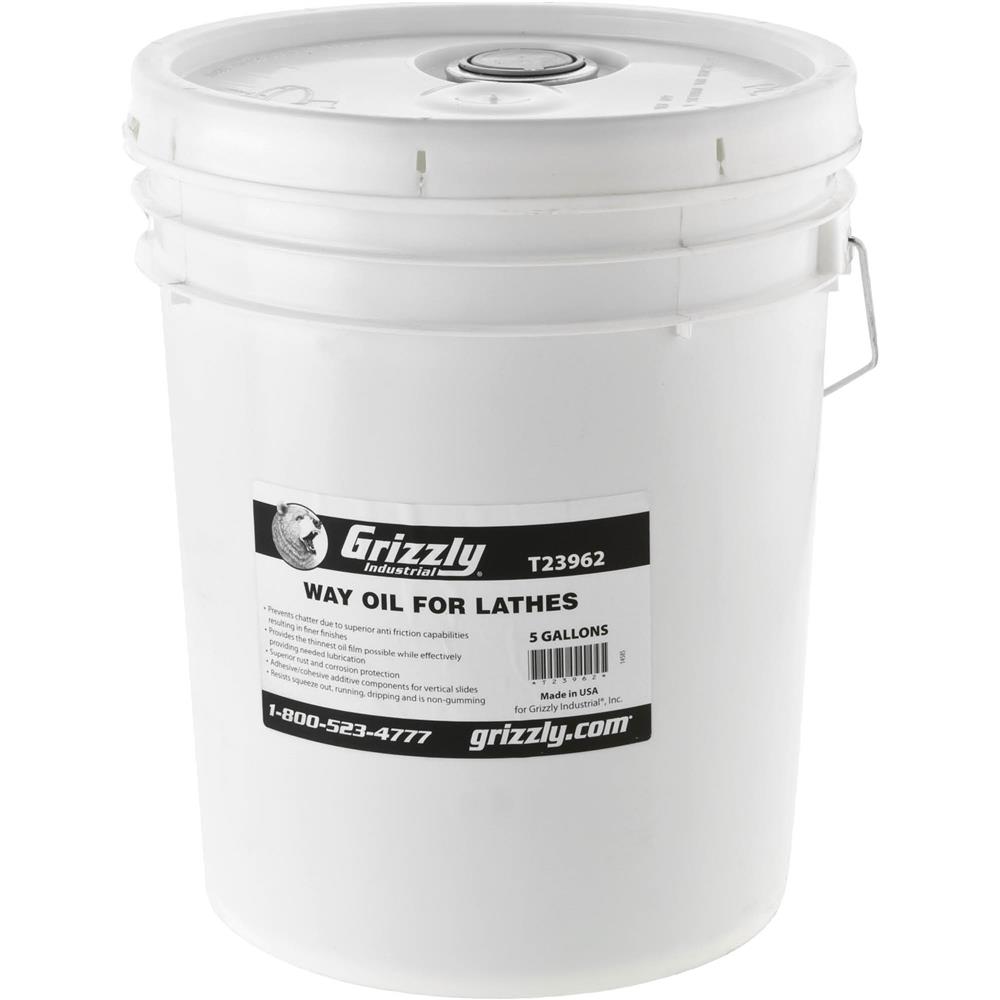 Grizzly T23962 - Moly-D Machine and Way Oil - ISO 68, 5 Gallon
