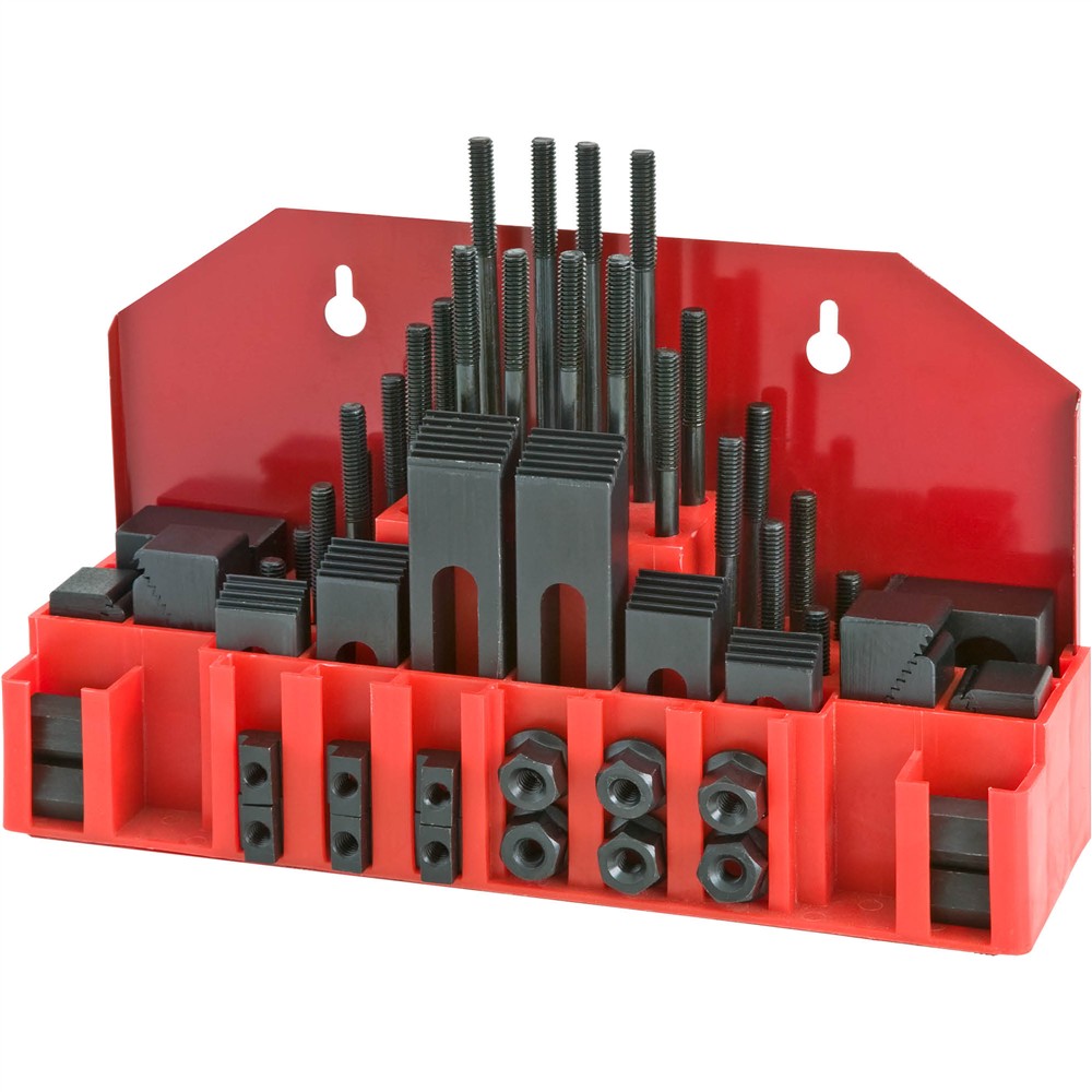 58pcs Pro-Series 7/16" T-Slot Clamping Kit Set 3/8-24 Stud Tools 11/16" T-nut UK 58pcs Pro-Series 7/16" T-Slot Clamping Kit Set 3/8-24 Stud Tools 11/16" T-nut UK