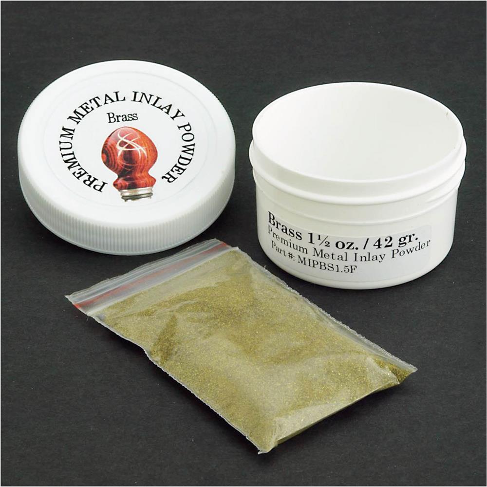 Brass Premium Metal Powder Inlay, 11/2 oz. at