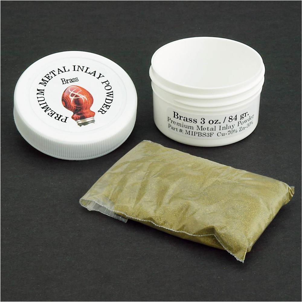Brass Premium Metal Powder Inlay, 3 oz. at