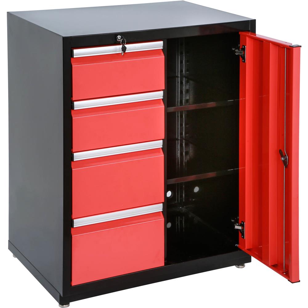 Garage Storage SingleDoor 4Drawer at