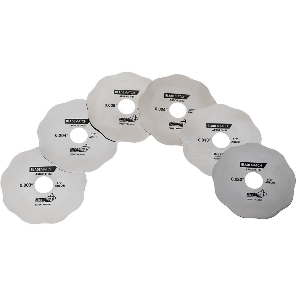 Bladematch Arbor Shims Grizzly Industrial