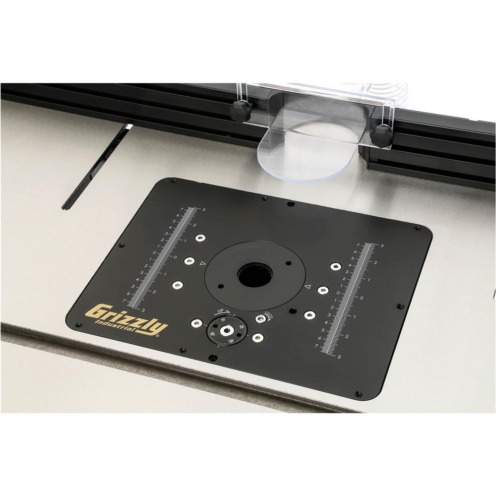 Router Table with Lift and CastIron Wings Grizzly Industrial