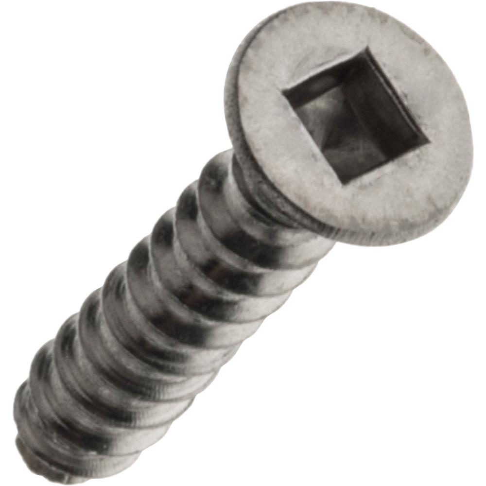 6 x 3/4" 1 Stainless Steel Square Drive Flat Head Sheet Metal Screw