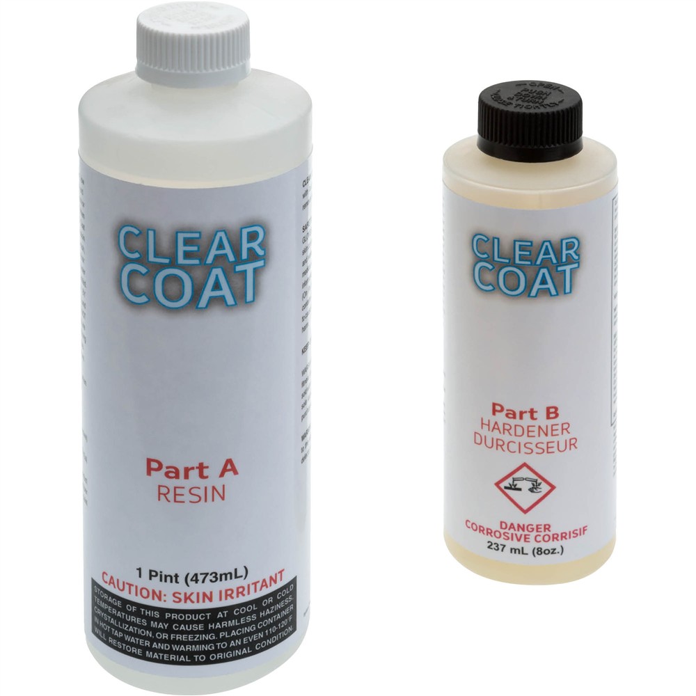Clear Coat Laminating Resin Kit, 1.5 Pint Grizzly Industrial