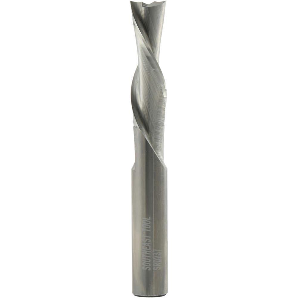 Solid Carbide CNC Spiral Downcut Bit, 3/8" Shank, 3/8" Dia. at